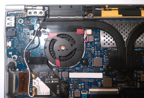 fixed & installed fan